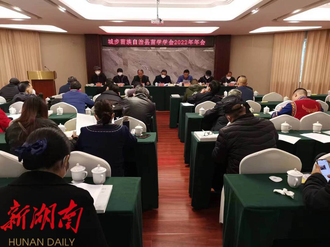 城步苗族自治县苗学学会举行2022年年会_邵阳头条网